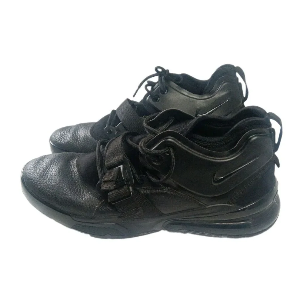 Nike Air Force 270 Triple Black Shoes Mens Size 13  Casual Sneakers